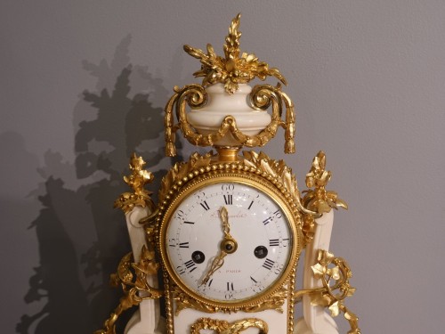 Pendule Louis XVI signée Beauvarlet à Paris - Gérardin et Cie