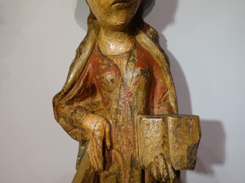 11th to 15th century - Sculpture of the Virgin of the Annunciation, Italy, 15th century