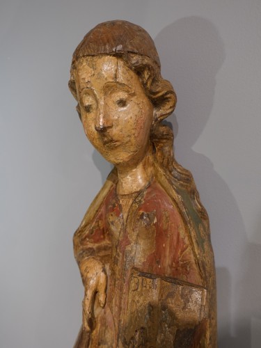 Sculpture of the Virgin of the Annunciation, Italy, 15th century - Middle age