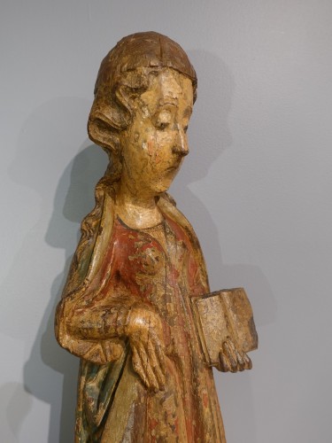 Middle age - Sculpture of the Virgin of the Annunciation, Italy, 15th century