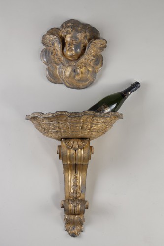 Architectural & Garden  - Gilded lead fountain from the Louis XIV period