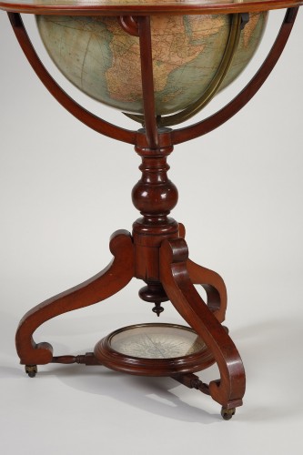 Large 19th century English globe by the JOHNSTON brothers - 