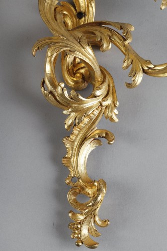 Antiquités - Pair of Regency Period Gilt Bronze sconces