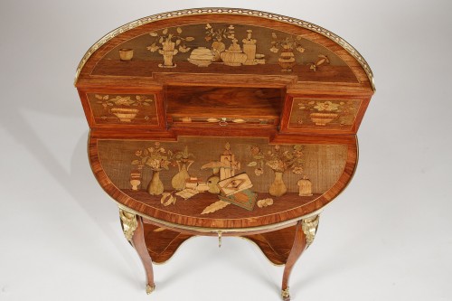 Furniture  - “Bonheur-du-jour” stamped by Charles Topino Transitional Period