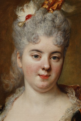 Tableaux et dessins Tableaux XVIIIe siècle - Portrait de Marie Massé des Longeais, de Nicolas de Largillierre