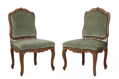 A set of four Louis XV cane chairs circa 1750 - Ref.76337