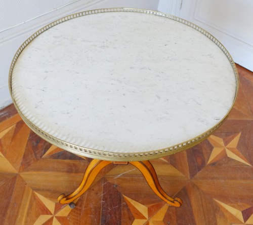 Guéridon Directoire en marqueterie de citronnier - GSLR Antiques