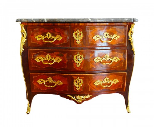 Commode Louis XV estampillée Lebesgue