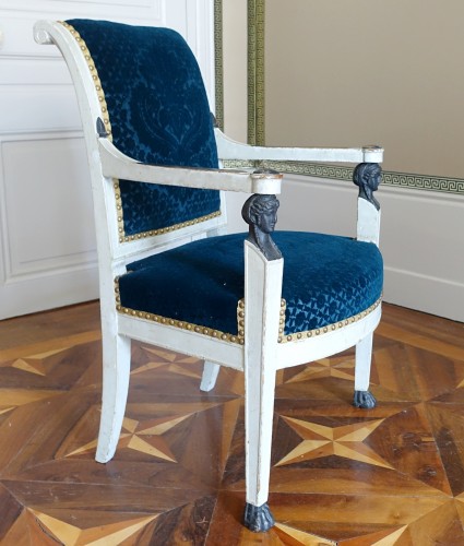 Sièges Fauteuil & Bergère - Paire de fauteuils d'époque Consulat