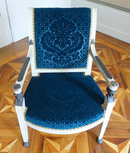 XIXe siècle - Paire de fauteuils d'époque Consulat