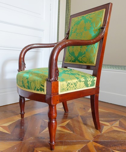 Empire - Paire de fauteuils Empire estampillés de Jacob Desmalter