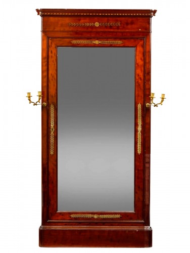 Jacob : mahogany and ormolu cupboard / wardrobe, stamped