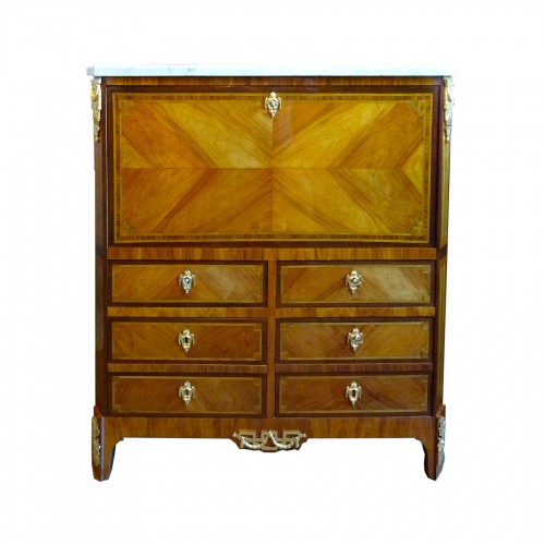 Louis XVI Secretary Desk Stamped Nicolas Petit