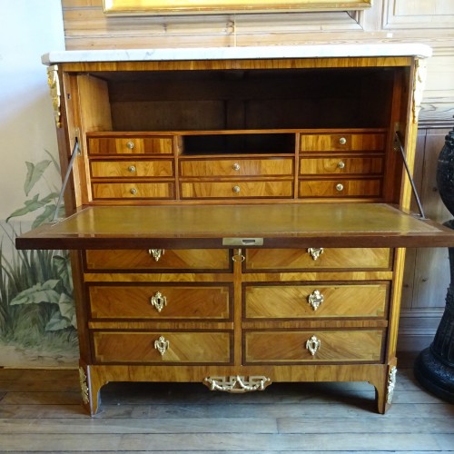 Louis XVI Secretary Desk Stamped Nicolas Petit - 