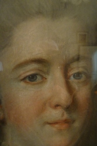 18th century - 18 th century pastel of a woman