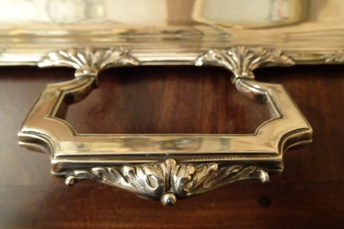  - Henri Soufflot (1884-1910)  Solid silver tray Paris