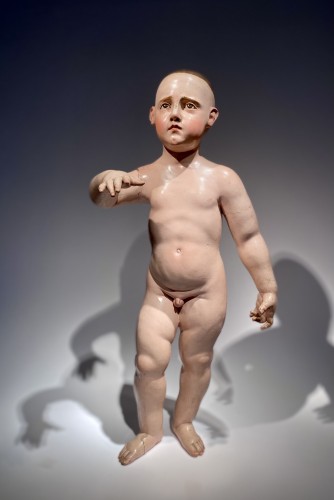 L'enfant Jésus Napolitain - Art sacré, objets religieux Style Louis XVI