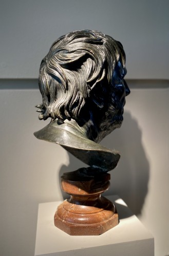 Sculpture  - bronze bust of Seneca Italy 19th century