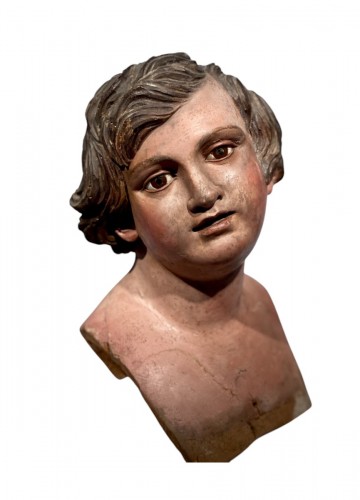 18th century Italian head of an angel