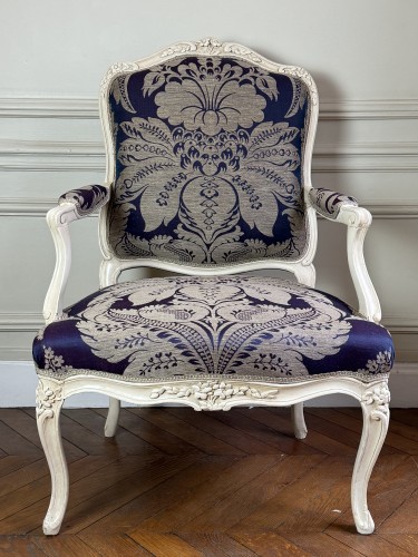 Fauteuil estampilllé Falconet - Sièges Style Louis XV