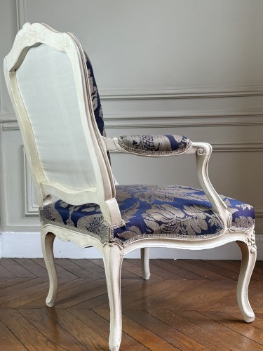 XVIIIe siècle - Fauteuil estampilllé Falconet