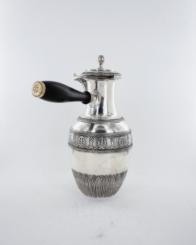 silverware & tableware  - An Empire solid silver soffee maker by Biennais