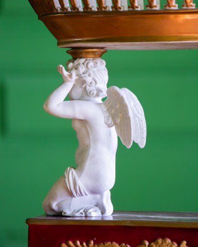 Surtout de table en porcelaine de Paris, vers 1815-1820 - Céramiques, Porcelaines Style Restauration - Charles X