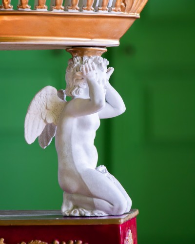 Céramiques, Porcelaines  - Surtout de table en porcelaine de Paris, vers 1815-1820