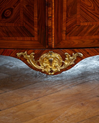 Furniture  - A Louis XV sideboard stamped Chevallier