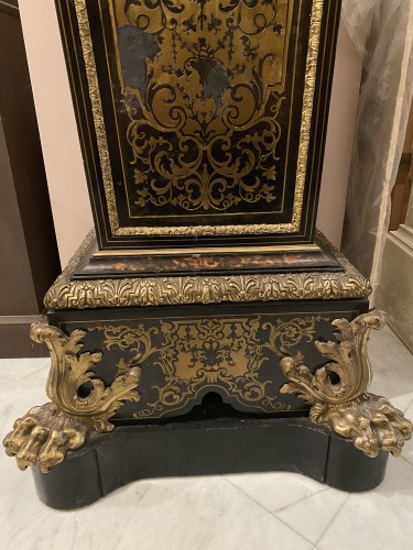 Decorative Objects  - A Pair of Napoleon III Boulle Type Pedestals