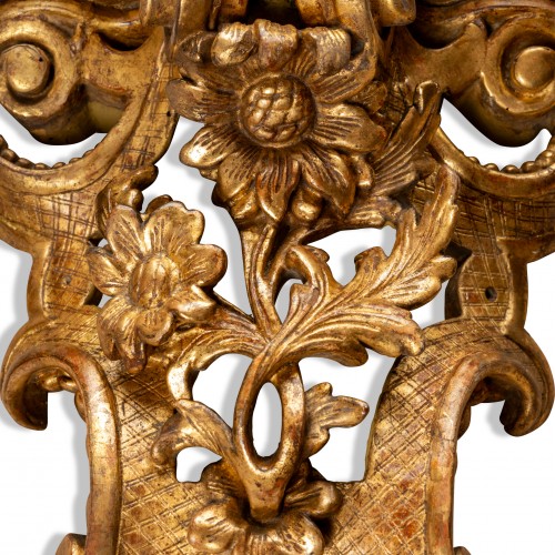 18th century - A pair of wall gilted wood Brackets Regency period