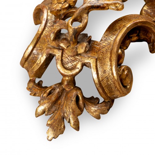 Antiquités - A pair of wall gilted wood Brackets Regency period