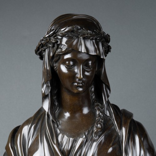 Pair of bronzes Iphigénie et Chrysés   After L. Simon Boizot ,period 1830 - 