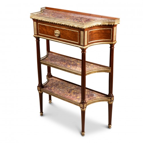 Mobilier Console - Desserte en acajou Epoque Louis XVI Paris