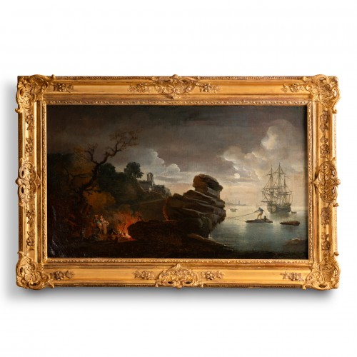 Paintings & Drawings  - Pair of Seascapes French school XIXth century