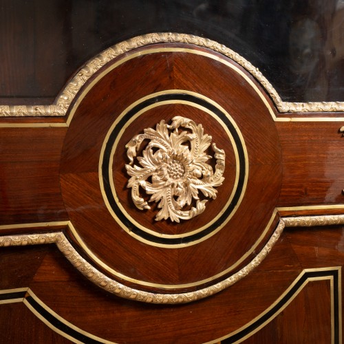 Furniture  - Satinwood Veneered Bookcase Regency Period circa 1710