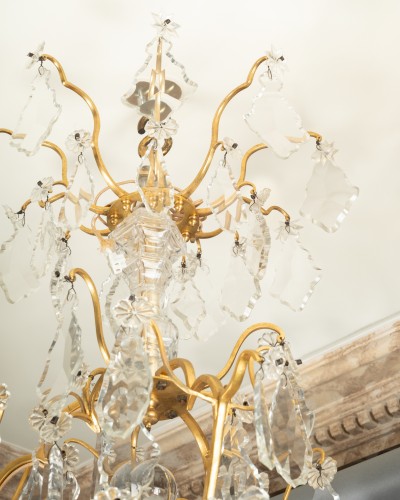 Lighting  - An ormolu cage Chandelier Louis XV Period