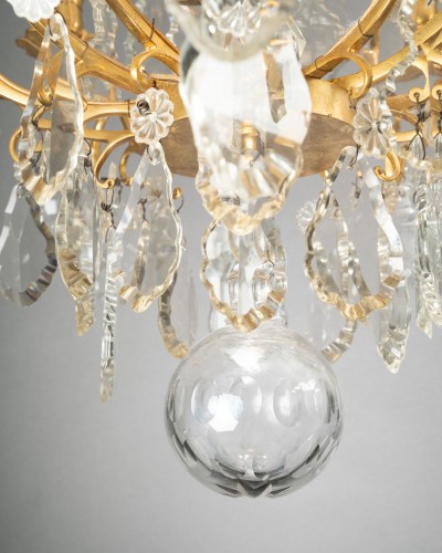 An ormolu cage Chandelier Louis XV Period - 