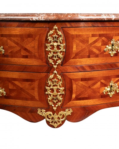 Commode marquetée Epoque Louis XV - Isabelle Chalvignac