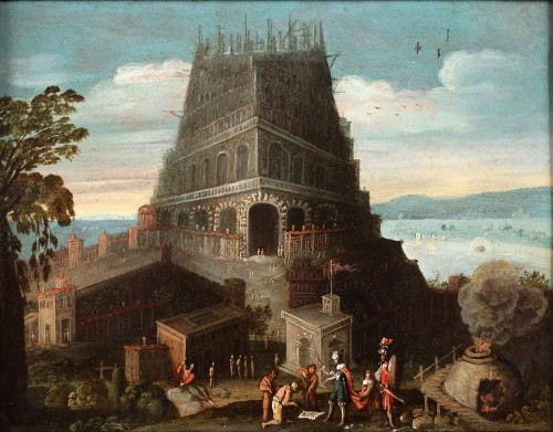 La tour de Babel - École flamande du XVIIe siècle