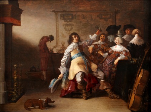 Paintings & Drawings  - Merry Company - Anthonie Palamedsz (1602 - 1673)