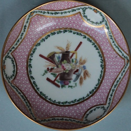 Porcelain & Faience  - Calabre gobelet in Sèvres porcelain, a Taillandier pink ground,circa 1770