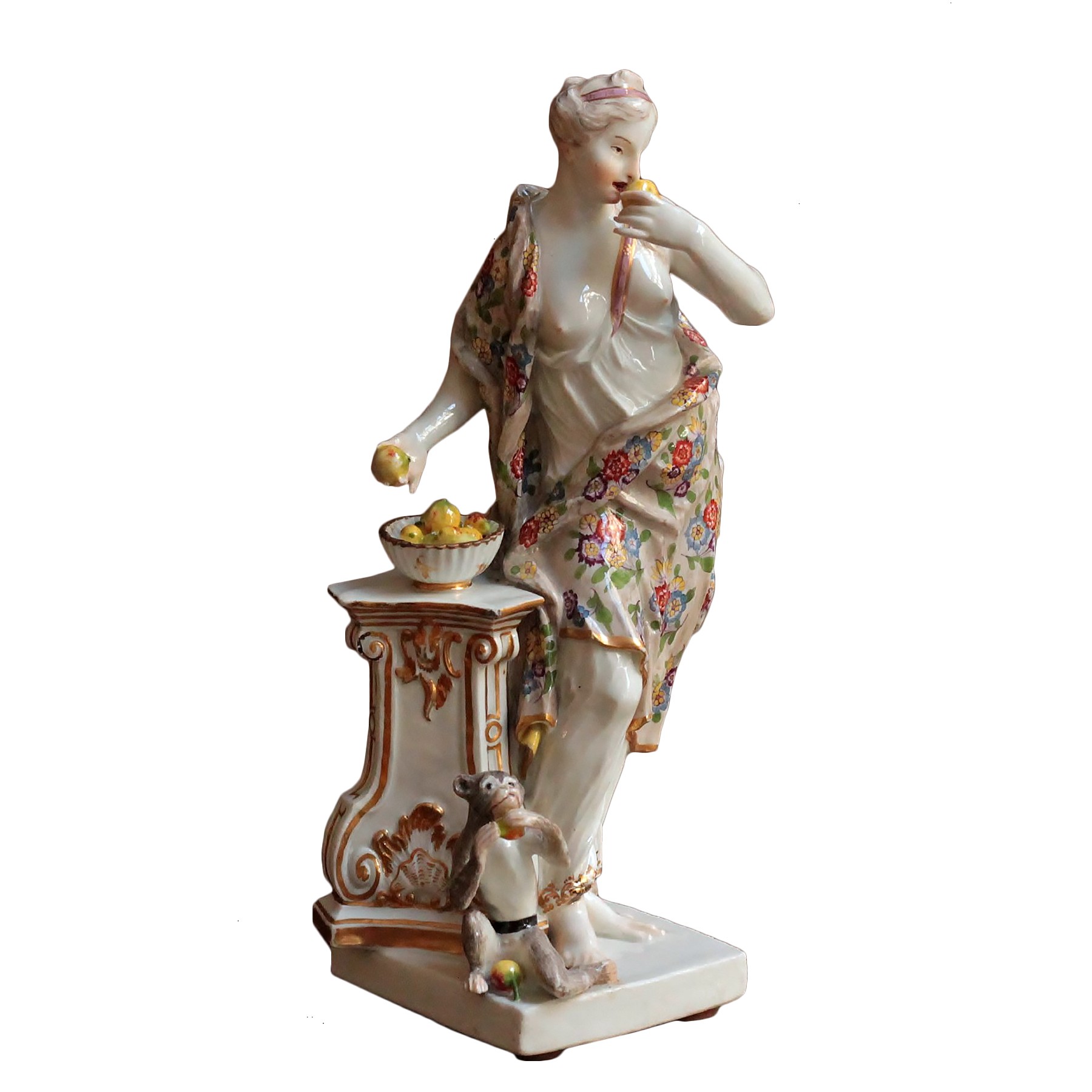 Meissen porcelain group representing the allegory of taste, circa 1750-55 -  Ref.96845