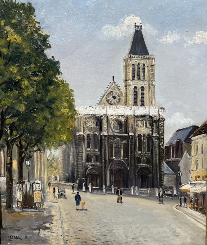 Raymond BESSE ( 1899 - 1969) - Church Saint Denis in Paris