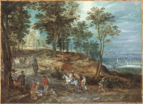 Jan BRUEGHEL Le vieux ( 1568 - 1625) - Forest landscape