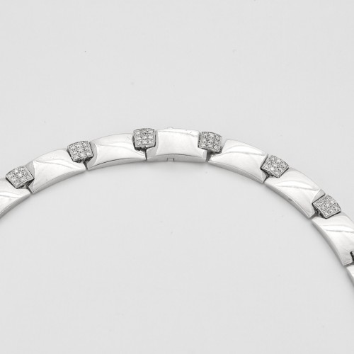 Collier or blanc et diamants signé CHAUMET - Joëlle Lasry