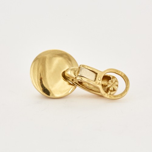 Gold clips earrings by Pomellato  - Antique Jewellery Style 