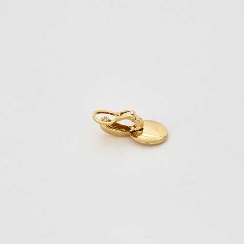 20th century - Gold clips earrings by Pomellato 