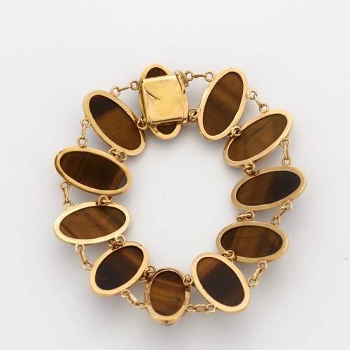 Gold and tiger eye bracelet  - 