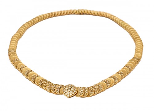 Gold and diamonds Necklace